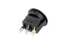 Round Rocker Switch LED Illuminated Car Dashboard Switch