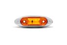 Amber 3 LED side marker light, 12V 24V 