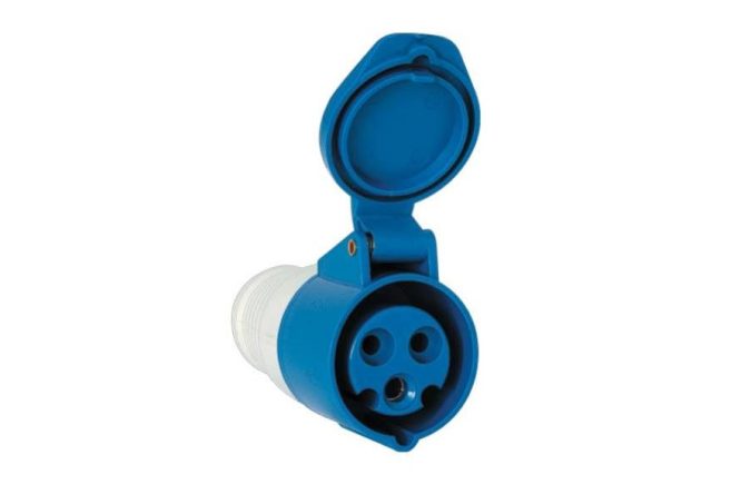 16A 3 tűs 2P+E IP44 vízálló dugasz elektromos csatlakozó 