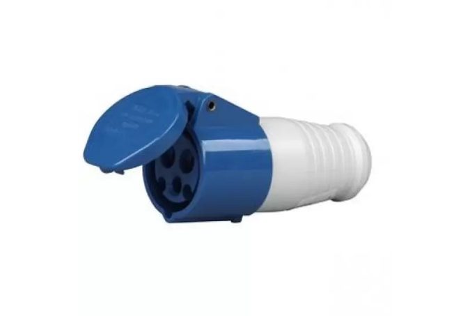 16A 3 tűs 2P+E IP44 vízálló dugasz elektromos csatlakozó 