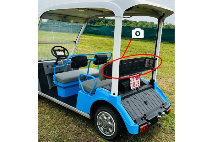 Yamaha G31E Golf cart rear basket