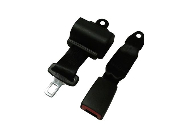 Seat belt, rear, automatic 2-point, canvas handle