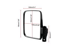 Golfkocsi oldaltükör 2db-os univerzális