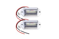 Led rendszámtábla világítás 2db, fekete