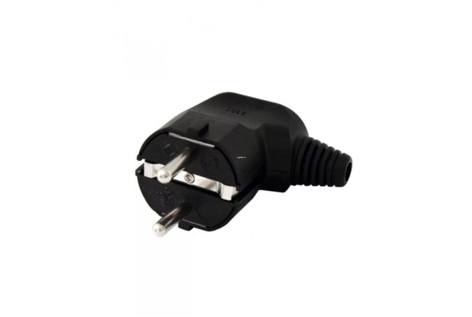 Földelt dugvilla oldalsó kábelbevezetéssel