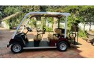 Unique YAMAHA G30E, 5-seater golf cart configurator in excellent condition, burgundy