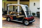 Unique YAMAHA G30E, 5-seater golf cart configurator in excellent condition, burgundy