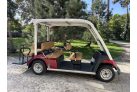 Unique YAMAHA G30E, 5-seater golf cart configurator in excellent condition, burgundy