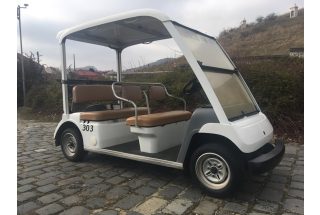 YAMAHA G31E, 5 személyes golfkocsi, fehér