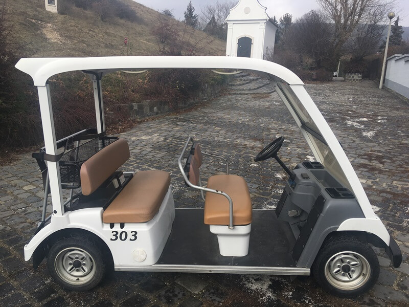 YAMAHA G31E 5 szem lyes golfkocsi feh r Golfcar.eu Gol