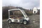 YAMAHA G31E, 5 személyes golfkocsi, fehér