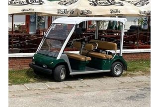 YAMAHA G31E, 5 személyes golfkocsi, zöld