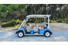 Yamaha G31E, 5 személyes, teljesen felújított golfkocsi, sötétkék