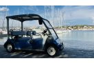 Yamaha G31E, 5 személyes, teljesen felújított golfkocsi, sötétkék