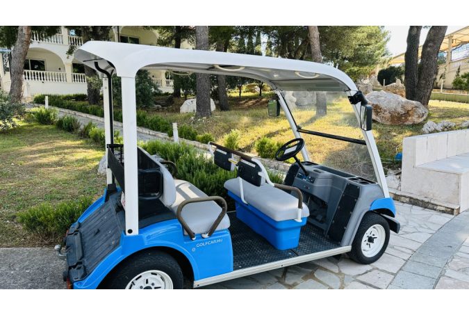 Yamaha G31E, 5 személyes, teljesen felújított golfkocsi, sötétkék