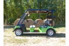 Yamaha G31E, 5 seater, fully refurbished golf cart, techo green, black badge
