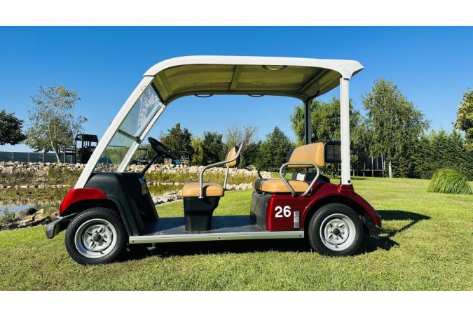 5-person Standard golf cart rental (monthly rental), burgundy