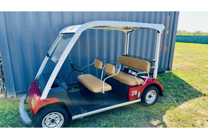 5-person Standard golf cart rental (monthly rental), burgundy