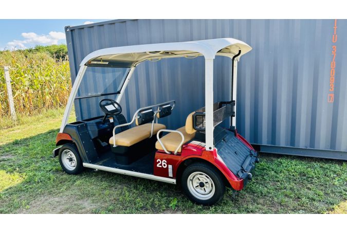 5-person Standard golf cart rental (monthly rental), burgundy