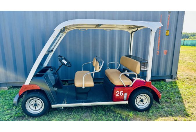 5-person Standard golf cart rental (monthly rental), burgundy