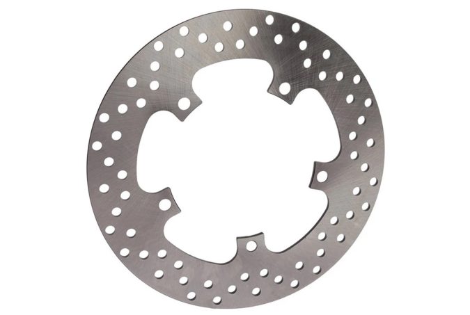 Első féktárcsa yamaha golfkocsihoz, 26,7 cm, szürke, acél, első tengelyre