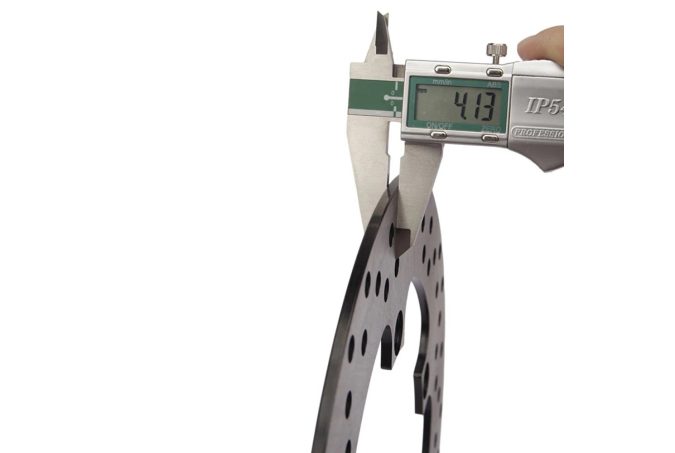 Első féktárcsa yamaha golfkocsihoz, 26,7 cm, szürke, acél, első tengelyre