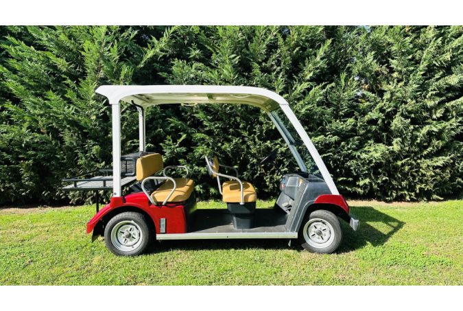 Custom YAMAHA G30E, 5 seater golf cart configurator in excellent condition, dark blue