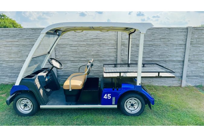 YAMAHA G31E, 2 személyes nagy alu platós (100x140cm) golfkocsi