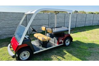 YAMAHA G31E, 2 személyes nagy platós (100x140cm) golfkocsi