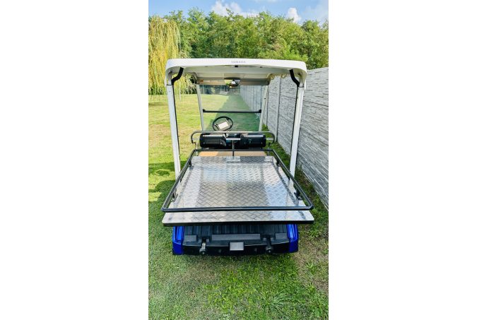 YAMAHA G31E, 2 személyes nagy alu platós (100x140cm) golfkocsi