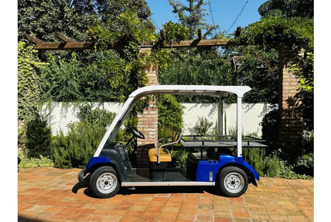 YAMAHA G31E, 2 személyes nagy alu platós (100x140cm) golfkocsi