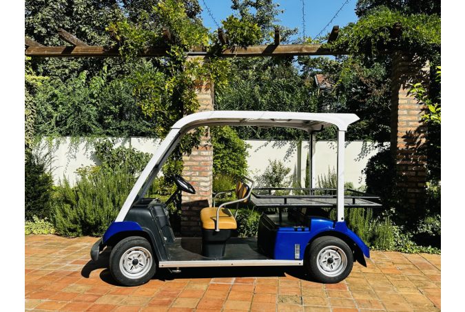 YAMAHA G31E, 2 személyes nagy alu platós (100x140cm) golfkocsi